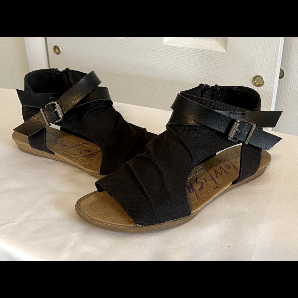 Black Blowfish Boot Sandal
